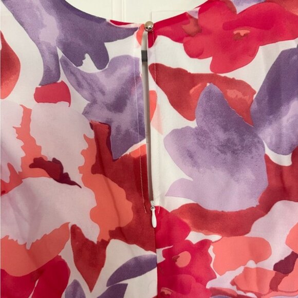 NWT Gingham & Heels Floral Midi Dress - Picture 5 of 10